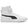 Puma Sky LX Mid Атлетические кожаные кроссовки с высоким верхом Унисекс кроссовки Черно-белые 372874-06