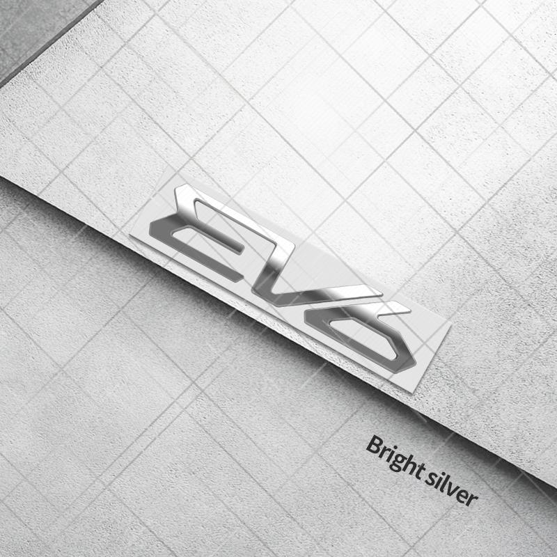BBDM3 Metal 3D For KIA NIRO EV5 EV6 Logo GT Line Electric Vehicle Hybrid Car Styling Rear Trunk Letter Emblem Sticker Auto Accessories