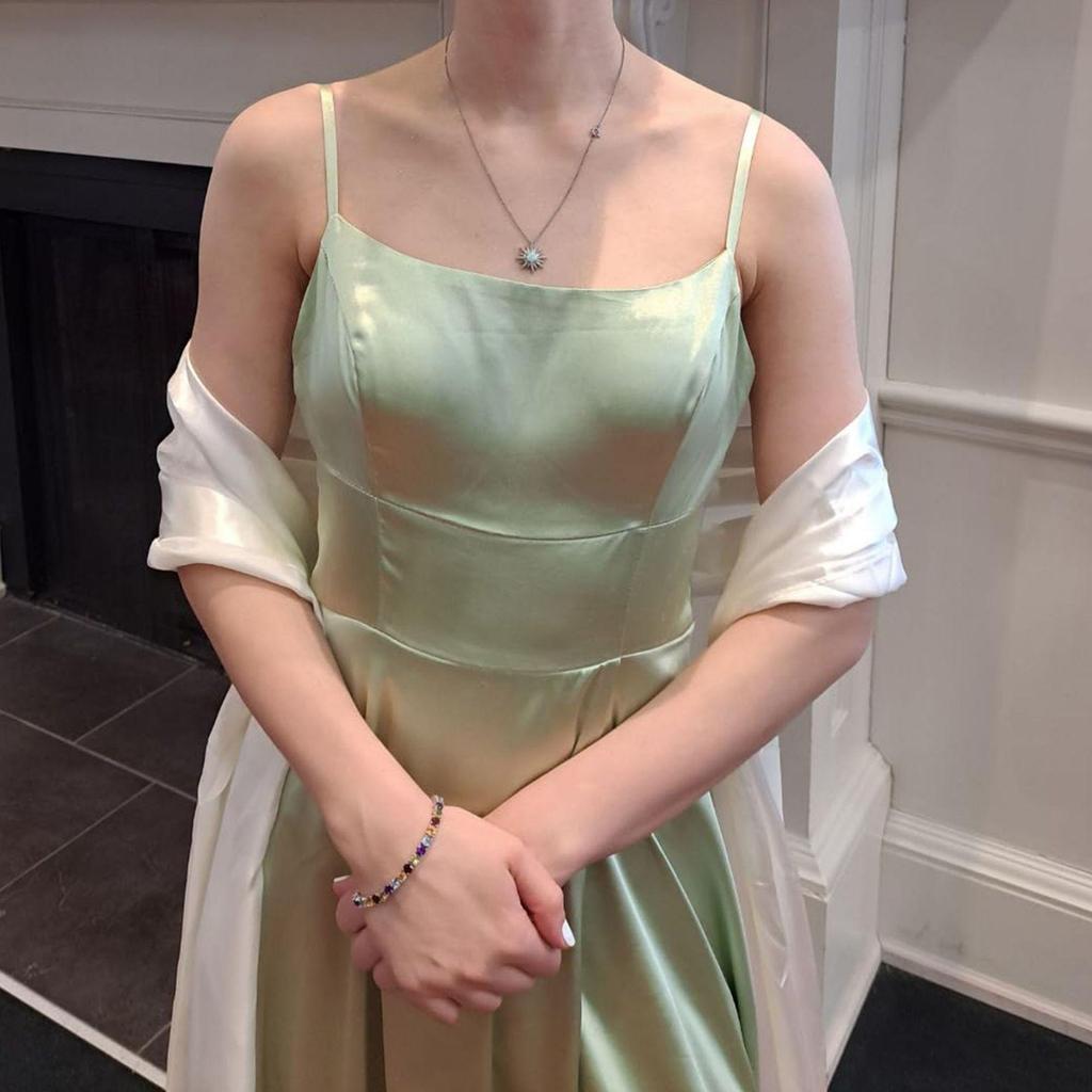 Элегантный шелковый атласный шаль для свадьбы или вечернего наряда