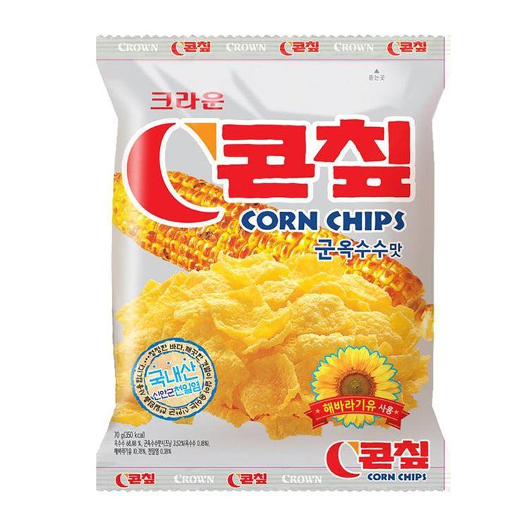 CROWN Чипсы кукурузные 70г (5 вариантов)