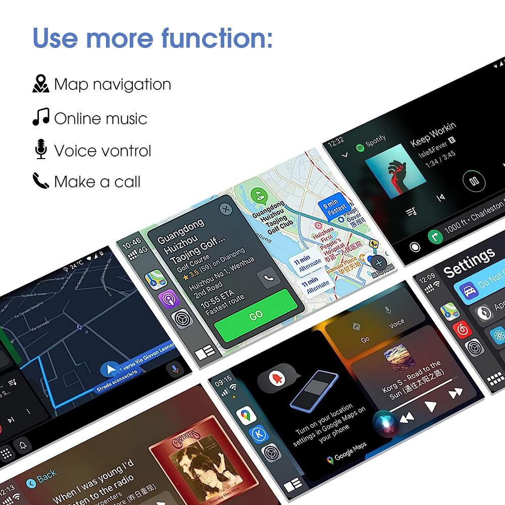 Для Apple Carplay Android Auto Для Toyota Touch 2 Entune 2.0 Highlander Tundra Sienna Prius Yaris Camry CHR Модуль Мультимедиа