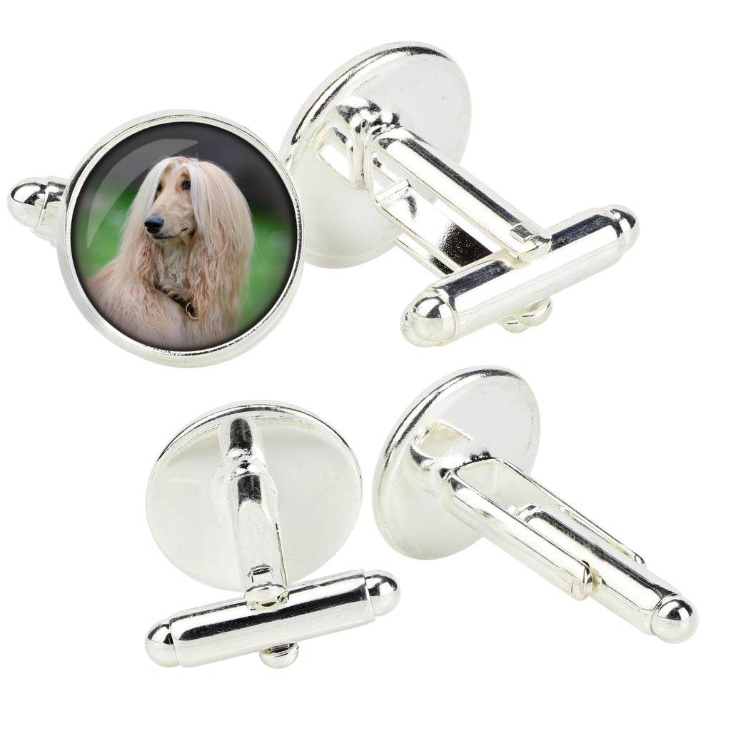 Afghan Hound, Tazi - cufflinks in a box, handmade jewelry, product of the Art-Dog brand