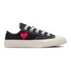 Converse X Comme des Garçons PLAY Chuck 70 Ox 'Single Heart Black' A08806C