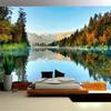 Настенные обои 3d Lake Forest Mountain Wall Mural Living Room Tv Bedroom Home Decor Wallpaper