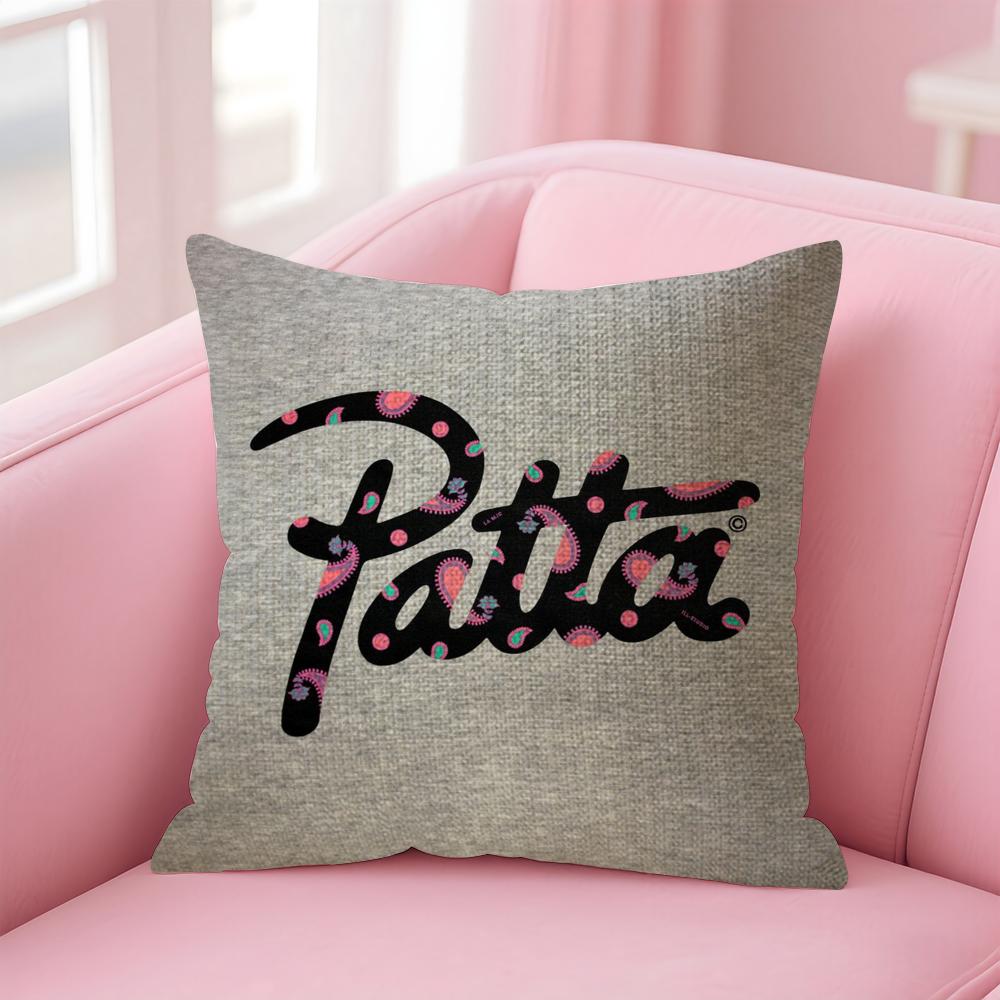 luxury PPatta Brand Cushion Cover Natural Linen Pillow Case DoubleSided Print Decorative Sofa Pillowcase Home Decor Gift
