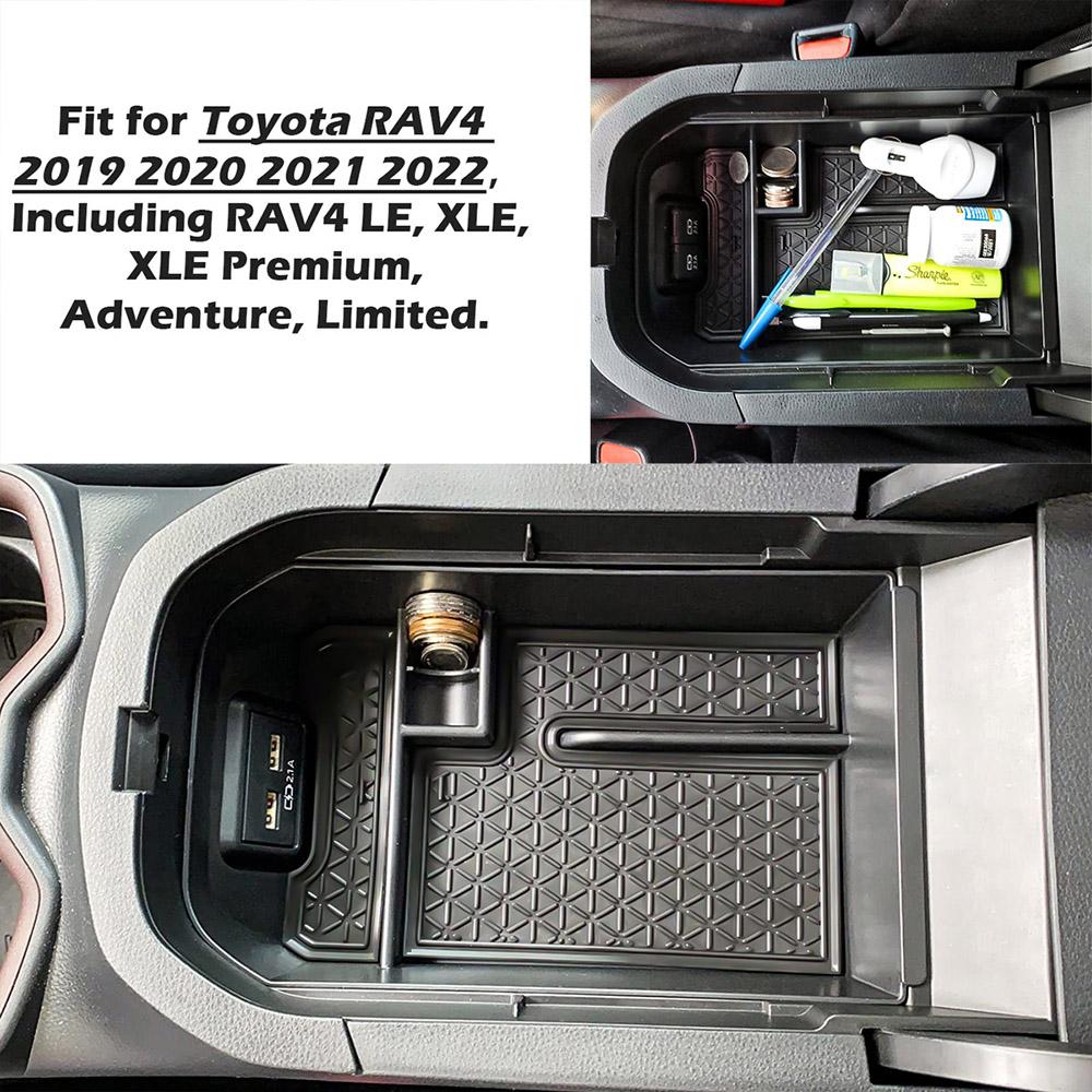 Органайзер центральной консоли для Toyota RAV4 2019 2020 2025 2025 2025-2025 Аксессуары для интерьера автомобиля Вставка-лоток Бокс для хранения подлокотника