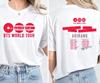 BTS 2.0 Arirang Унисекс Футболка K-pop Мальчишеская группа 2026 Мировой тур Подарок фанату Футболка Хлопок Мода Мужская Женская Уличная одежда Футболка