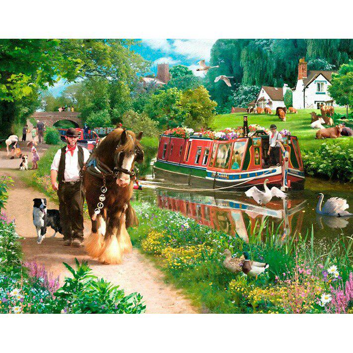 Diamond Painting Garden Landscape Diamond Embroidery Cross Stitch Rhinestone