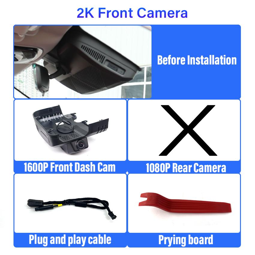 Новый! 4K UHD Plug and Play Автомобильный видеорегистратор Камера на приборную панель для Chery Exeed RX Yaoguang Omoda C9 9 2023 2024 2025 Видеорегистратор Индивидуальный