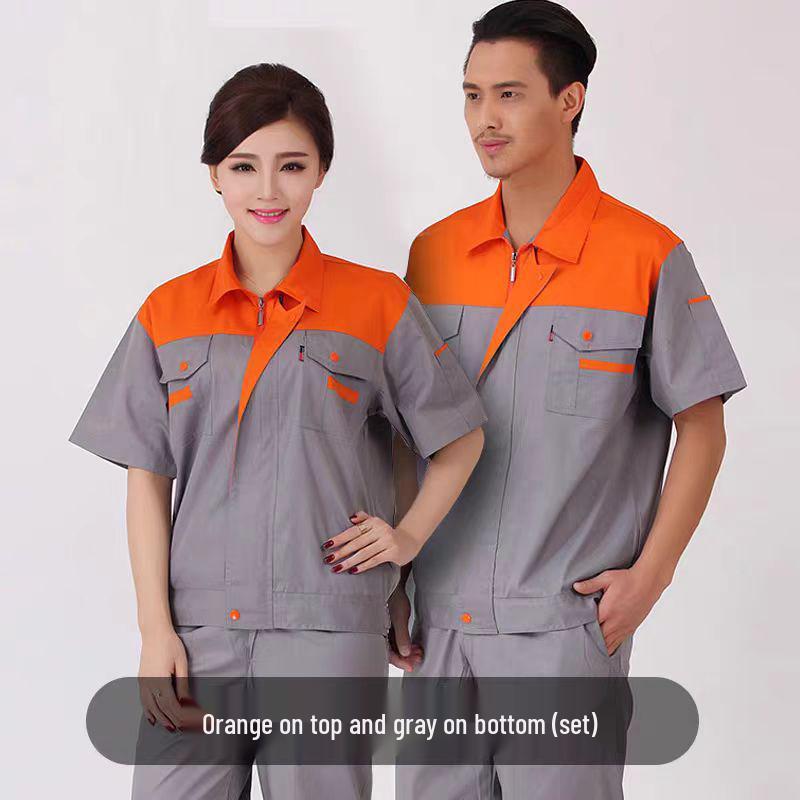 Summer Short-Sleeve Workwear: Comfortable, Breathable, Moisture-Wicking, Hot-Selling, with Printing & Embroidery