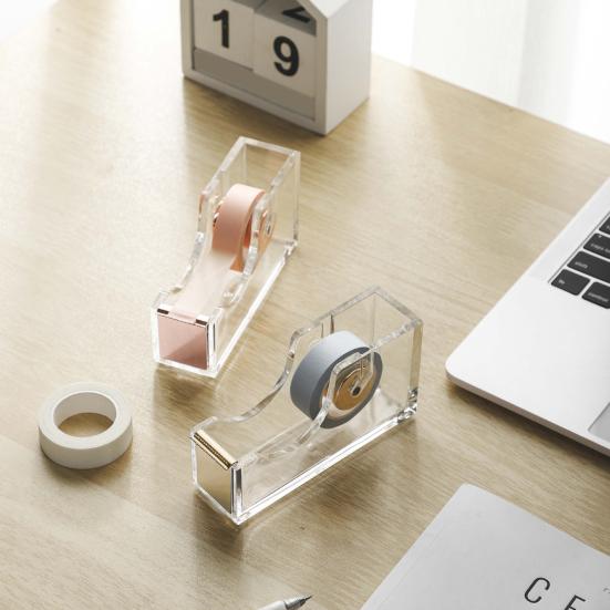 Диспенсер для ленты, прочный резак для подарочной упаковки, универсальный держатель акриловой ленты для домашнего офиса, школы