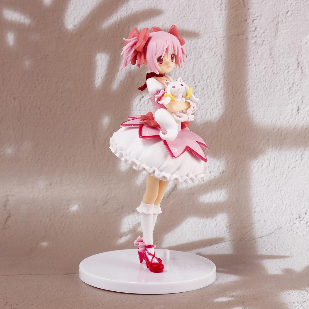 Puella Magi Madoka 18 см Магика Аниме Фигурка Канамэ Мадока Фигурка Экшн Волшебница Модель Декор Статуэтка Куклы Игрушки Рождественский Подарок