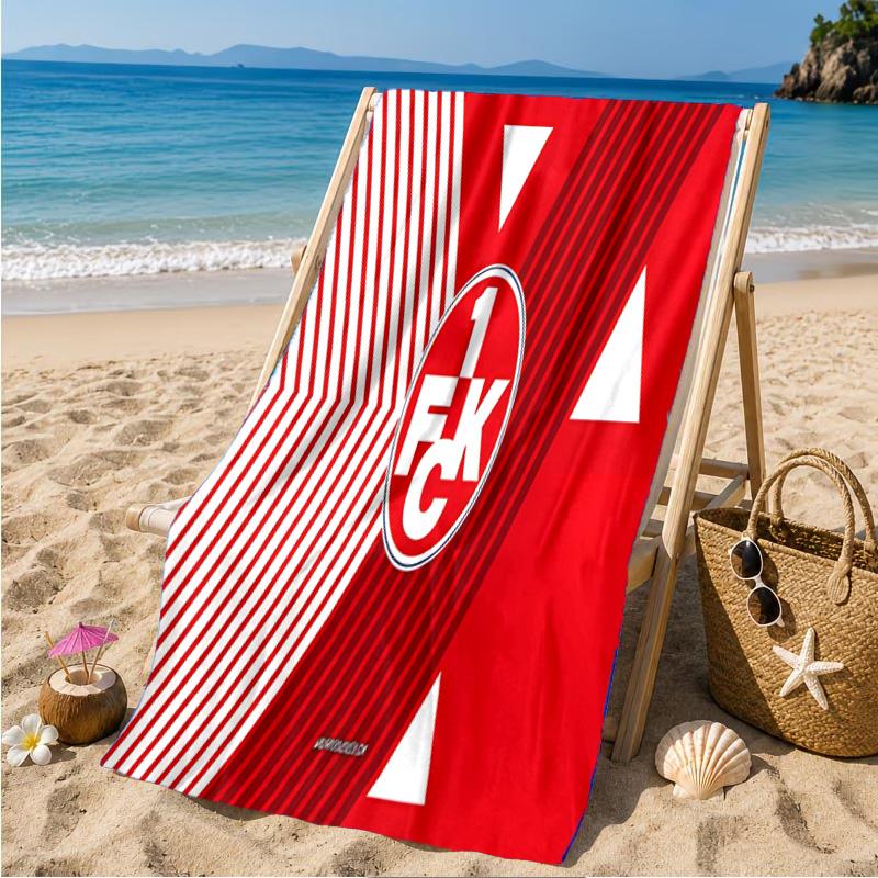 Kaisers-lautern Football Club Beach Towel Microfiber Beach Towel, Lightweight and Quick-Dry, for Summer Travel, Swimming Pool Fan Birthday Gift