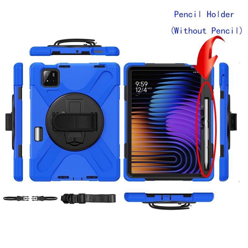 Для Xiaomi Mi Pad7 11.2 Pad 5 6 11" 6S Pro 12.4" 7S Pro 12.5 Дюймов Ударопрочный Прочный Чехол для Планшета С подставкой Ручным Плечевым ремнем Funda