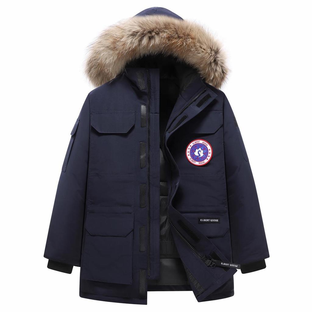 Зимняя экспедиционная парка с гусиным пухом - Утепленная большого размера рабочая одежда для мужчин и женщин