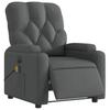 Electric Massage Chair Dark Grey Fabric