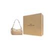 Coach Teri 25 Классическая сумка через плечо из ПВХ с монограммой Женская сумка через плечо Бежевая CC323-IMOT4