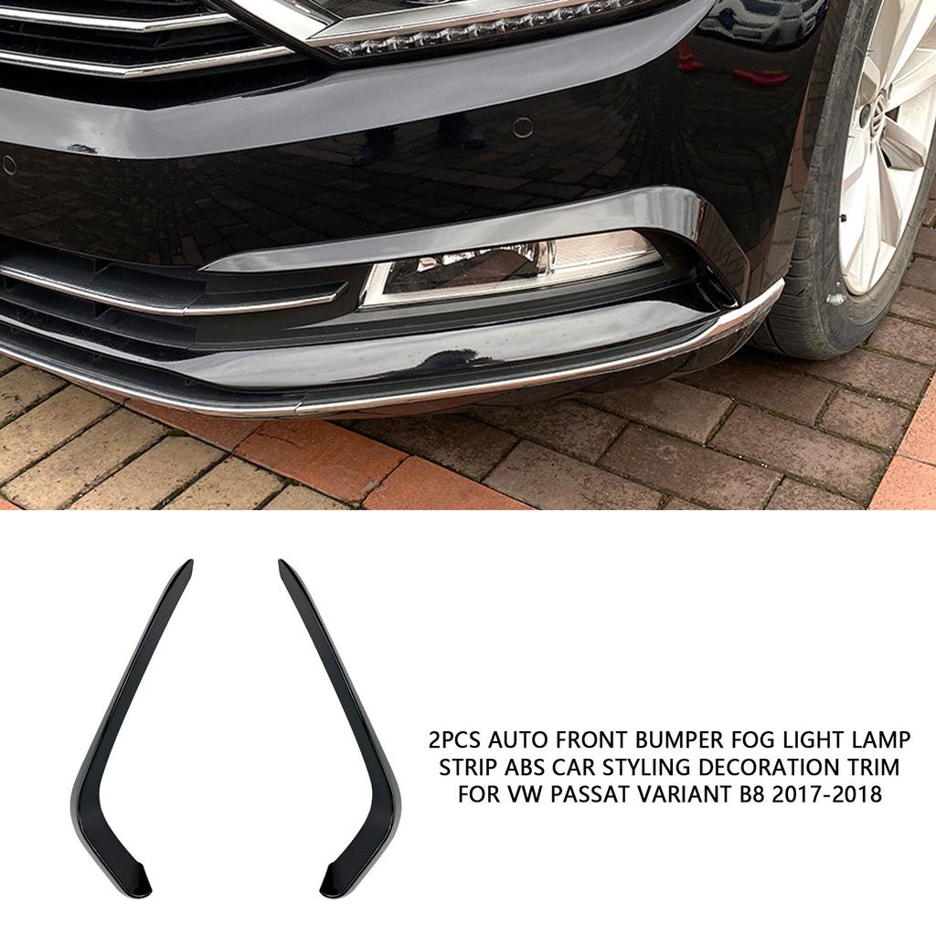 Goramsay 2 шт. авто передний бампер противотуманные фары полоса лампы ABS стайлинга автомобилей декоративная отделка для VW Passat вариант B8