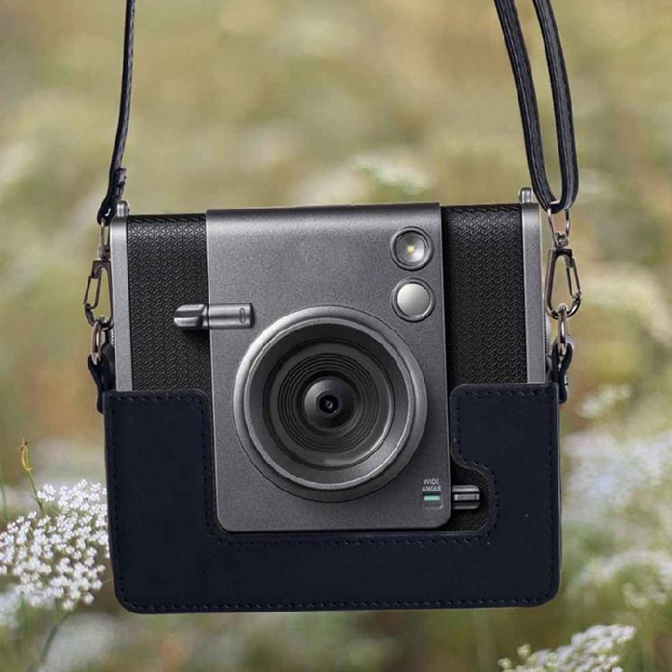 Мягкий кожаный чехол для камеры Wide Instants из ПУ кожи, силиконовые защитные накладки, сумка со съемными ремешками