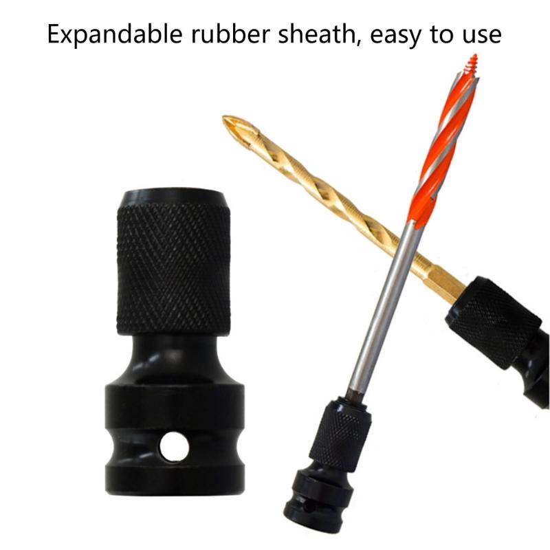 Переходник с 1/2'' квадрата на 1/4'' гнездо, Дрель, Гаечный ключ, Трещотка, Переходники для привода, Удлинитель, Квадратный, Набор бит для ударного шуруповерта