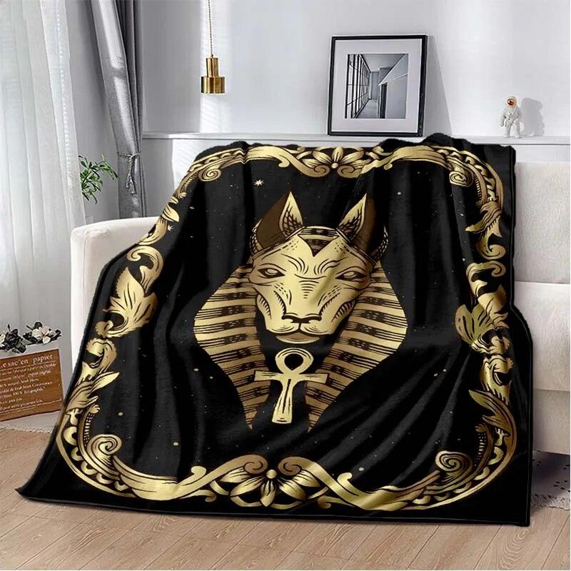 Древний Египет, египетский Бог, одеяло, одеяло для дивана, украшение для спальни, гостиной, одеяло для кровати, одеяло для пикника
