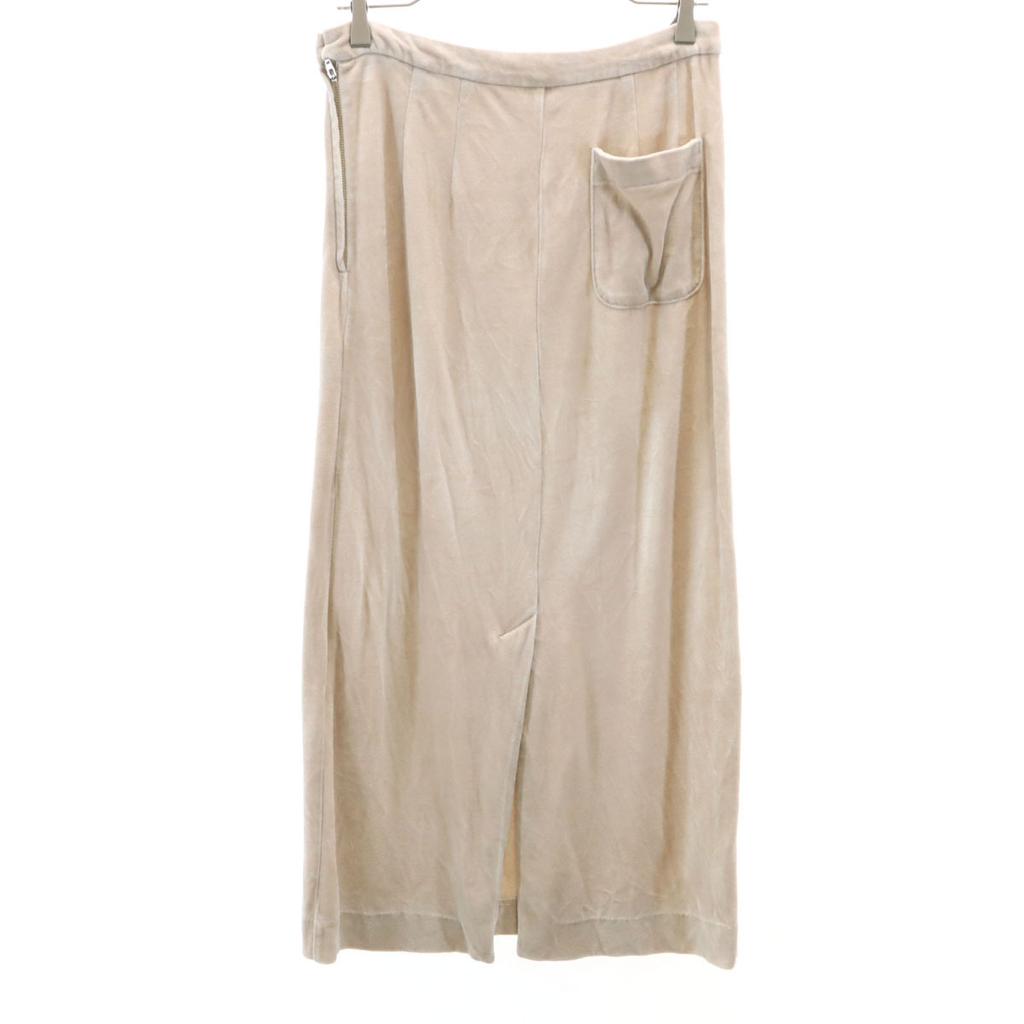Ron Herman made in Japan Velor Long skirt S beige Women Used
