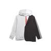 Adidas Originals Kerwin Frost Collaboration Two-Tone Spliced Sports Hoodie Jacket Men Jacket Light-Gray Black HB7415