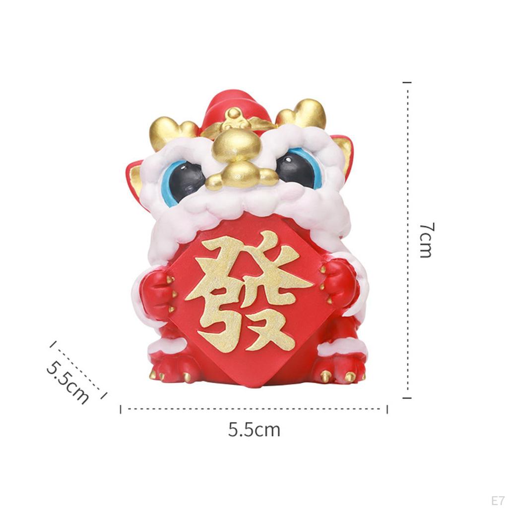 Год Пробуждение Лев Орнамент Статуя Китайский, китайский иероглиф Весенний фестиваль для гостиной