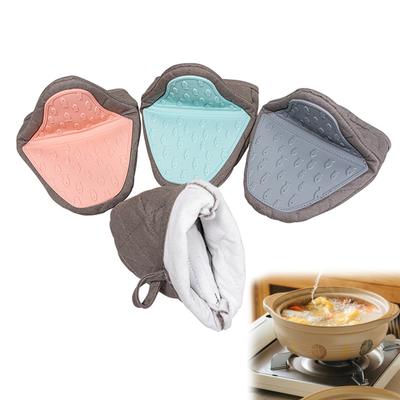 1 шт. Силиконовые утепленные перчатки Хлопковые прихватки Термостойкие