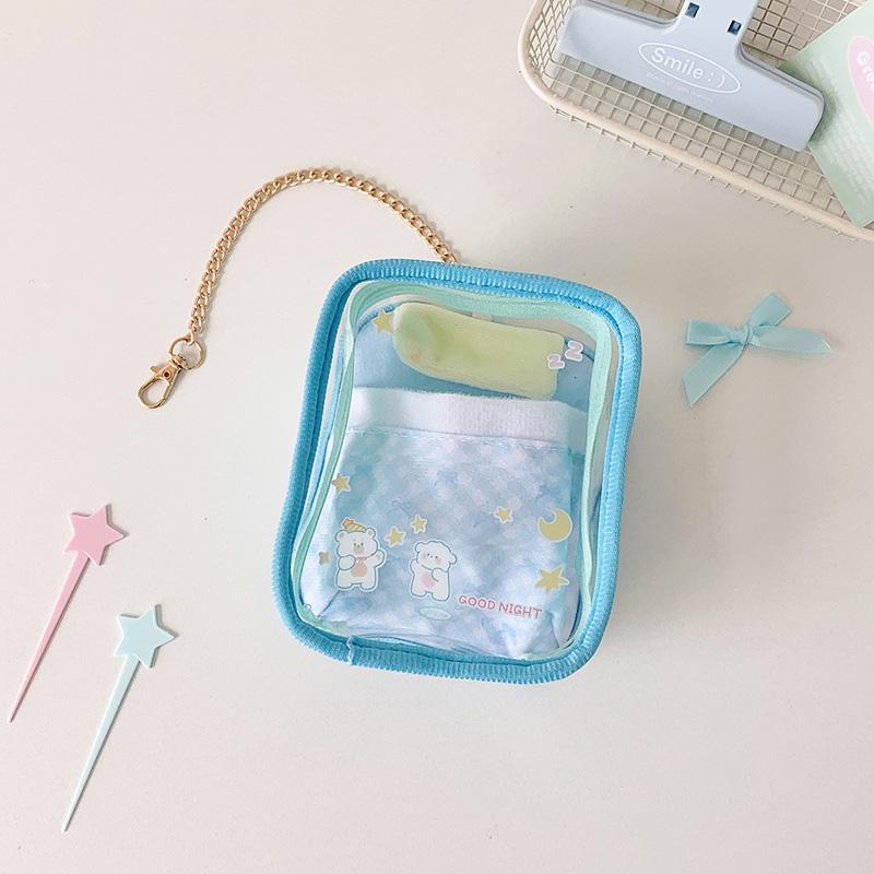 1 шт. сумка для хранения пылезащитный дисплей гаражный комплект ПВХ портативный милый кукольный помада высокая прозрачность модные аксессуары кулон