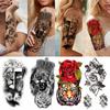 Wolf Large Tribal Lion Temporary Tattoos Tattoo Sleeve Fake Tattoo Stickers Black Tattoo Sticker