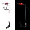 4Pcs Iron Fishing Bite Alarm Hanger Swinger LED Illuminated Indicator