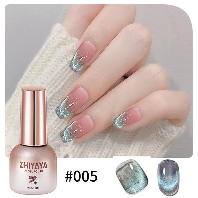 8 мл 9D Cat Магнитный гель-лак для ногтей Soak Off Gel Nail Art УФ-гель-лак