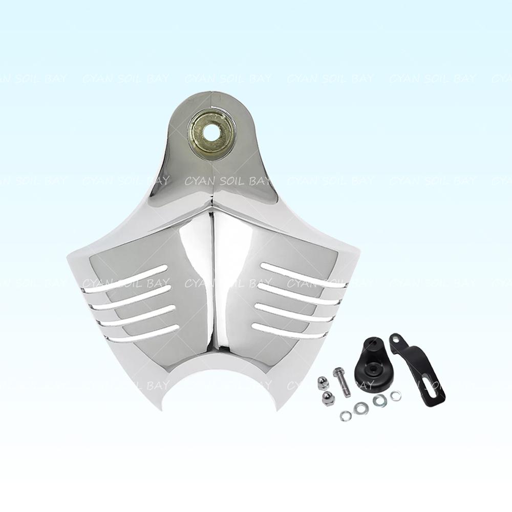 Для Harley Dyna Glide Street FXDB Fat Bob Twin Cam 88 96 Electra EVO D25 Алюминиевая мотоциклетная V-образная крышка стокового сигнала-колокола