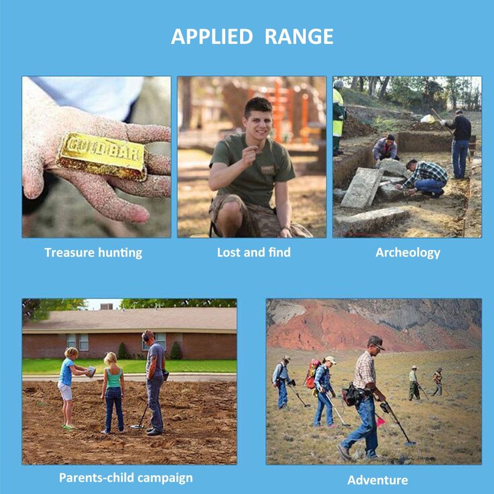 MD-4040 Металлоискатель Подземный Регулируемый Золотой Профессиональный Детектор Цепи Охотник за Сокровищами Трекер Искатель Металл