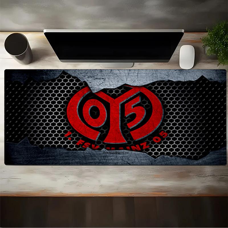 Red Emblem FSV Mainz Mouse pad, Gaming Mouse Pad, keyboard pad, Desk Decor for computer notebook Fan Gift Birthday Gift