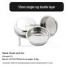 Stainless Steel Coffee Powder Bowl Filter: Single/Double 51, 58 & 53 Blind Bowl Options