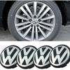 Volkswagen Hub Cover 2.6in High Gloss Finish Strong Abs Plastic Perfect Replacement For Lost Badges