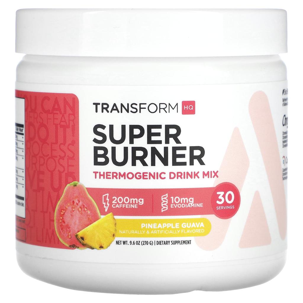 Super Burner, Heating Drink Mix, Pineapple Guava, 270G(9.6Oz)
