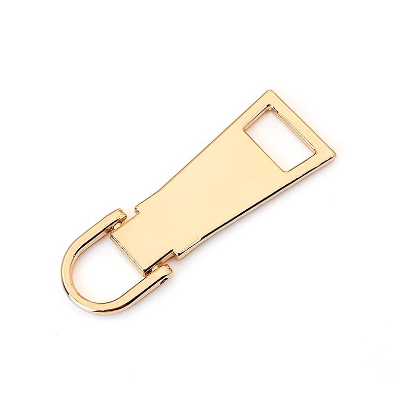 Size 3/5 Detachable Metal Zipper Pull Tab Accessory for Bags and Clothing Replacement