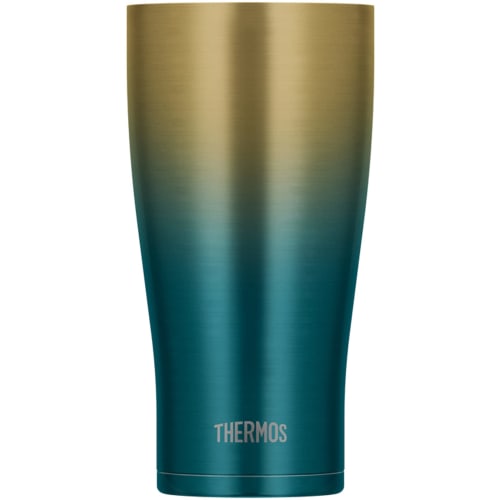 Thermos Термокружка с вакуумной изоляцией 0,6 л Сине-золотая JDE-601LTD BLGD Подарок на День отца Пиво Мужчины Женщины Подарок на День рождения