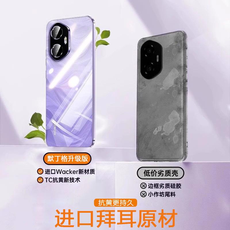Подходит для чехла на мобильный телефон Honor 111 Honor111pro ультратонкий прозрачный силиконовый мягкий чехол полноразмерный противоударный защитный чехол для мужчин
