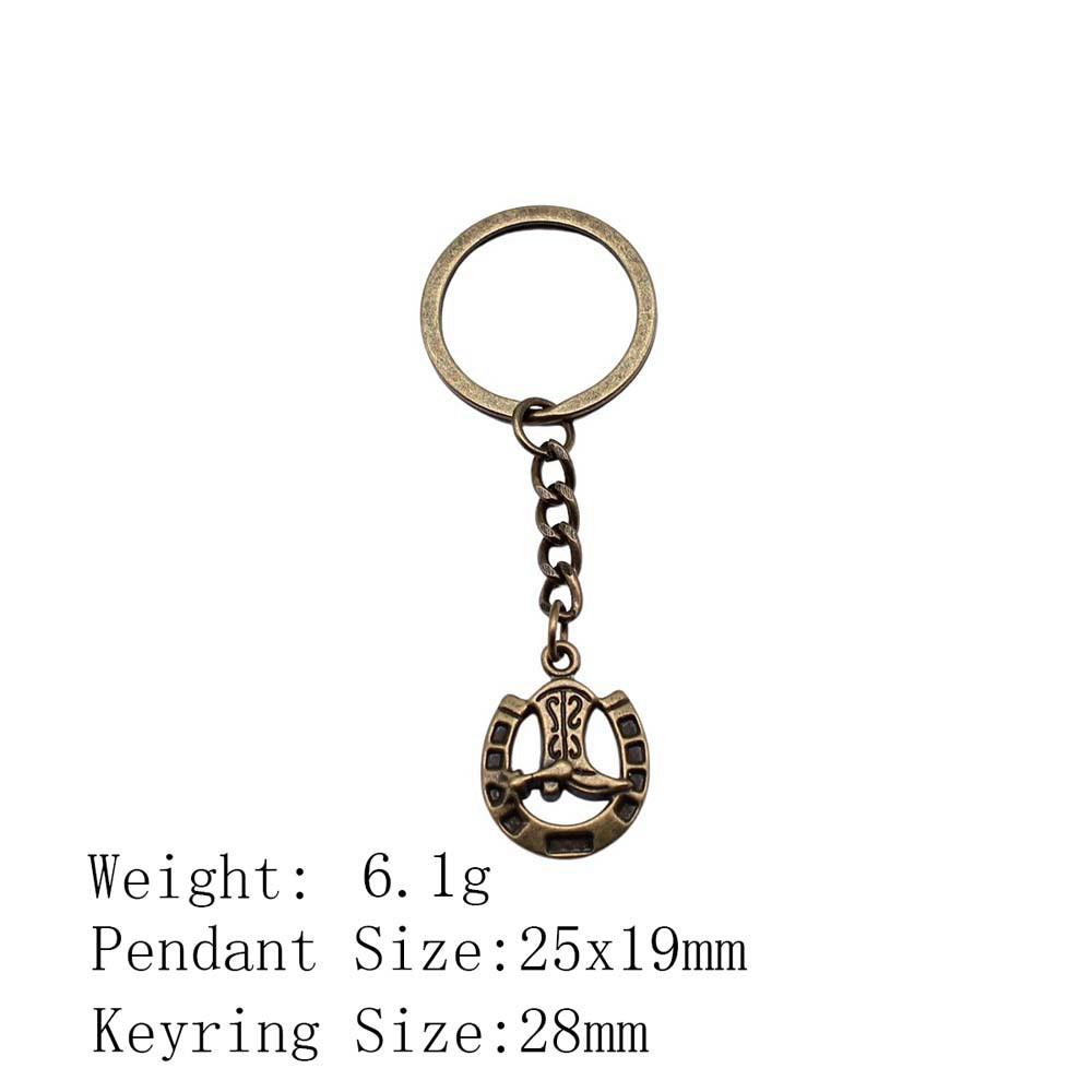 Металлический брелок в виде головы лошади/единорога - 52x51 мм, 19,9 г, Идеально подходит для сумок и домашнего декора