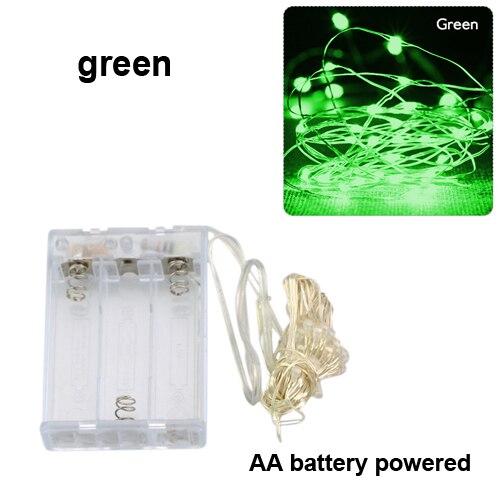 5M Copper Wire LED Tinsel Garland Battery Powered Fairy LED String Lights for Holiday Christmas Wedding Party Decor