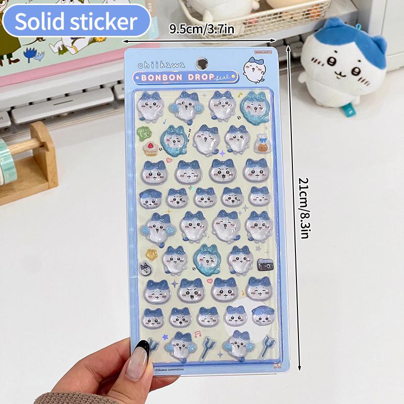 Мультяшная наклейка Sanrio Хелло Китти Куроми Моя Мелоди Эстетичная наклейка Киннаморолл DIY Скрапбукинг Bonbon Drop Наклейка Подарок на вечеринку