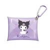 K Company Прозрачная косметичка с карабином с персонажами Sanrio Kuromi SAC-CCP-KU