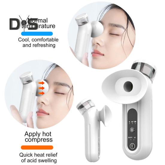 Heated Nano Eye Mist Sprayer Portable Eye Moisturizer And Soother with Hot Cold Compression Modes Rechargeable Drops Steamer for Dry Eye Relief