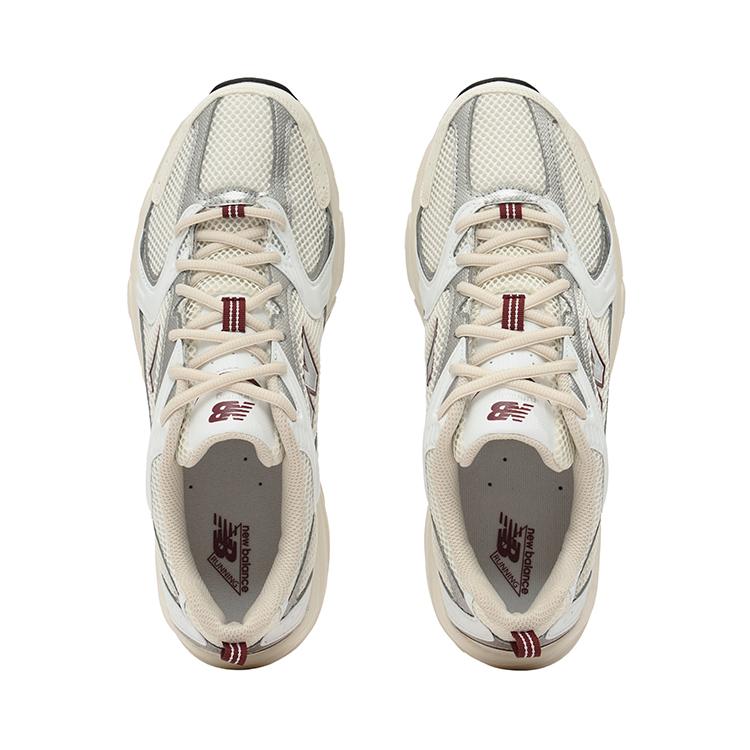 New Balance Кроссовки унисекс 530 Sea Salt Mercury Red Кремово-белые MR530SZ