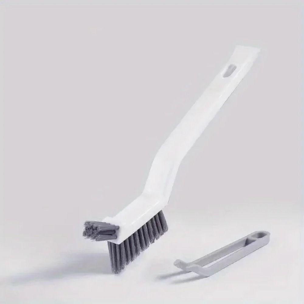 3 in1 Long Handled Gap Brush Hard Bristled Corner Brush Effective Cleaning Brush  Window Grooves