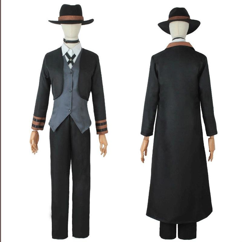 Bungo Stray Dogs Cos Одежда Zhongyuan Zhongya Косплей Одежда Полный комплект